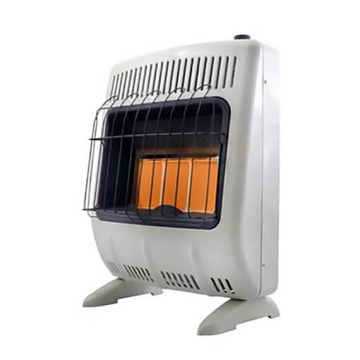 Heatstar 20,000 BTU Radiant Vent Free Heater w/Thermostat, Blower & Stand