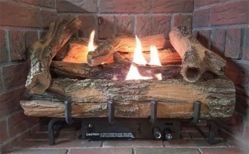 Everwarm Low Country Timber Vent Free Gas Logs
