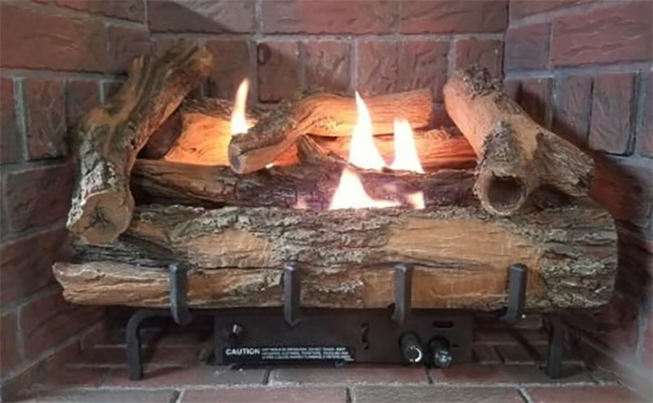 Everwarm Low Country Timber Vent Free Gas Logs Mount Airy Oil & Gas