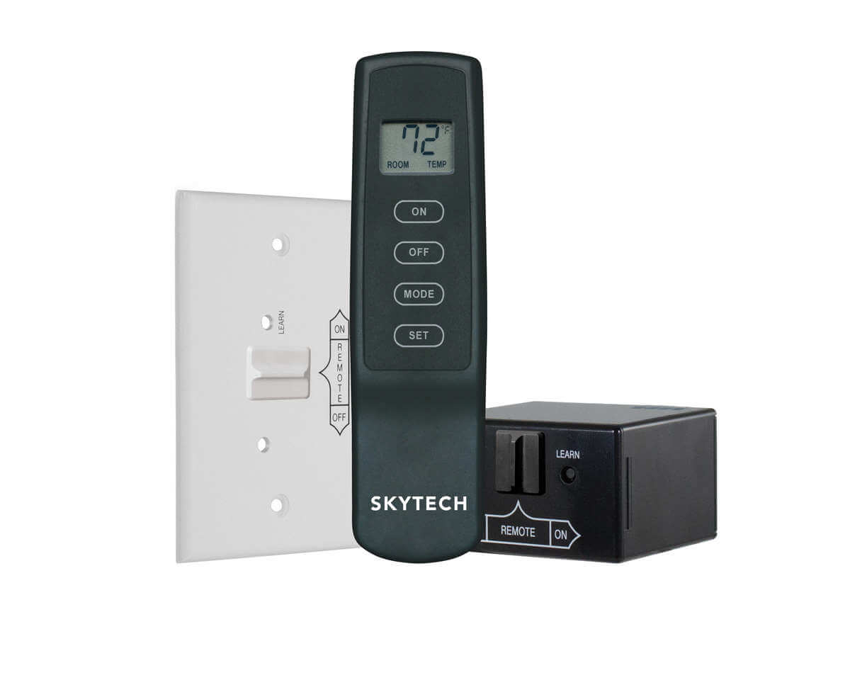 SKYTECH SKY-1001TH-A Fireplace remote control with Thermostatic battery 
